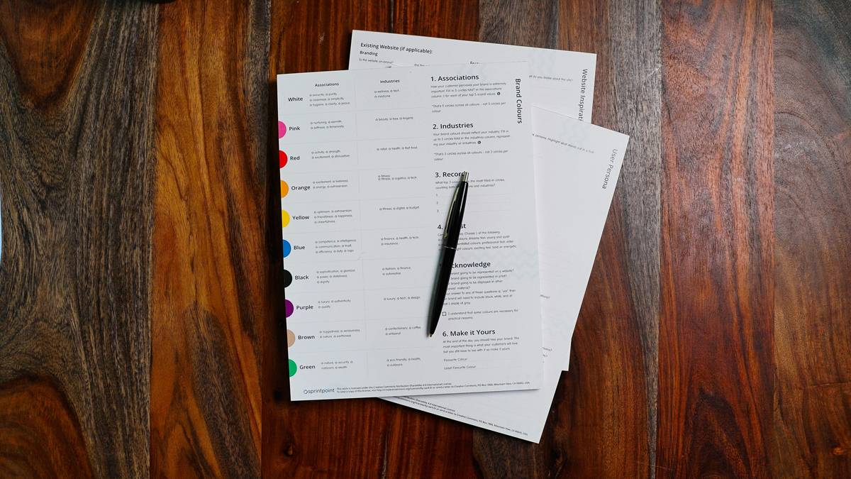 Close-up image of a checklist being ticked off